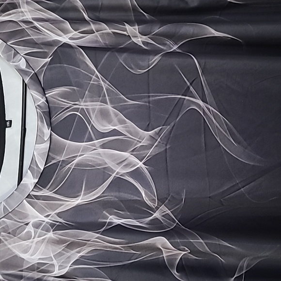 Grey Flame Smoke Luxury Graphic Mens Tee Shirt Dri Fit Tshirt Size 2XL - Picture 6 of 15